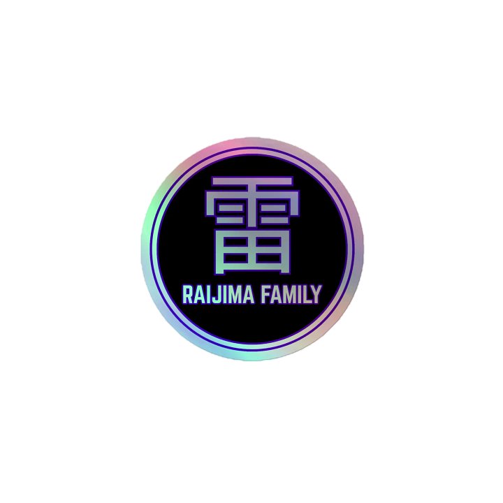 Raijima Family Holographic Sticker product image (1)