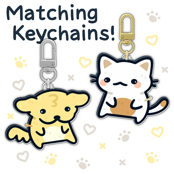 Suni & Luna Matching Keychains product image (1)