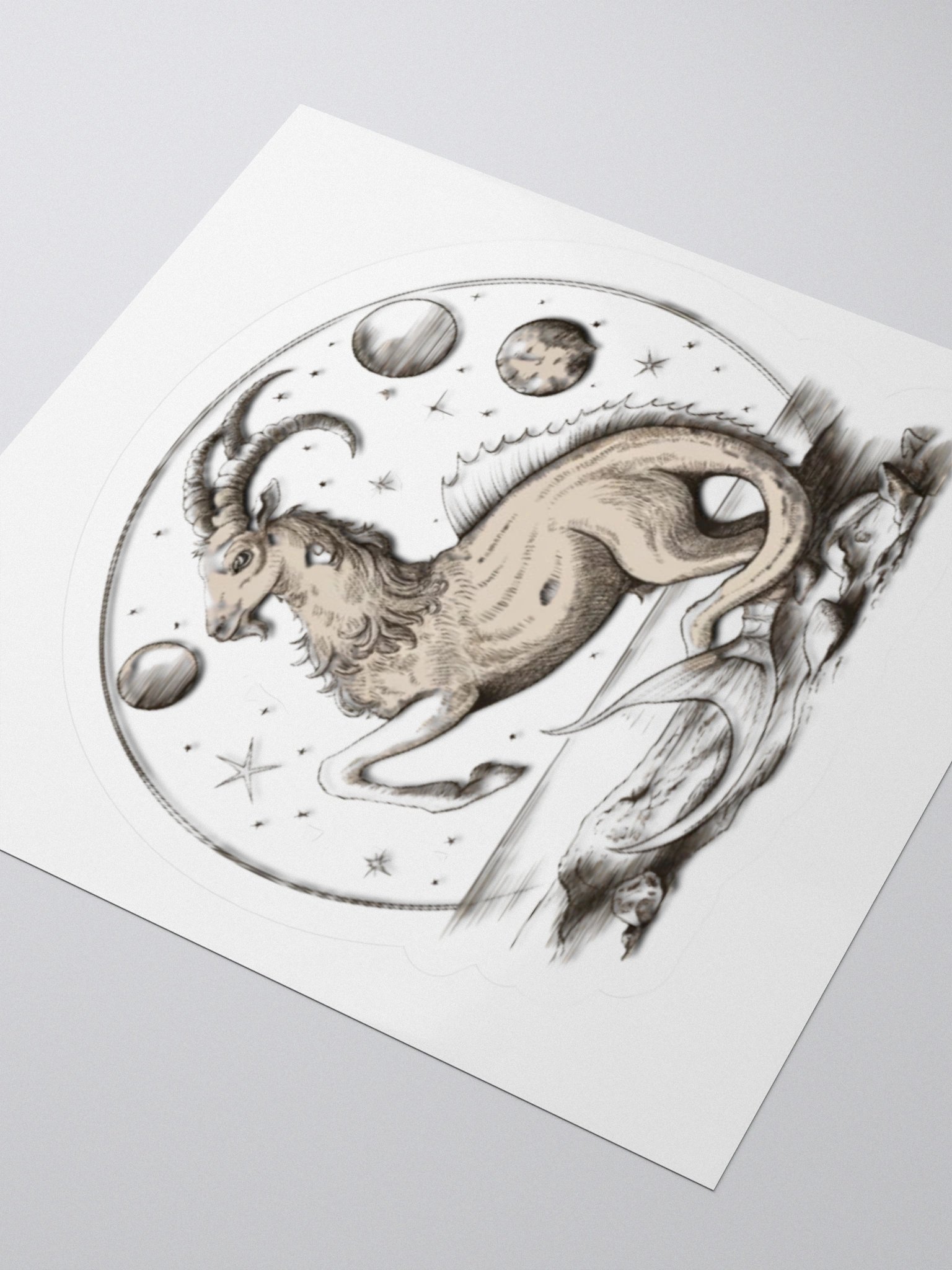 Capricorn Sea-Goat Sticker product image (7)