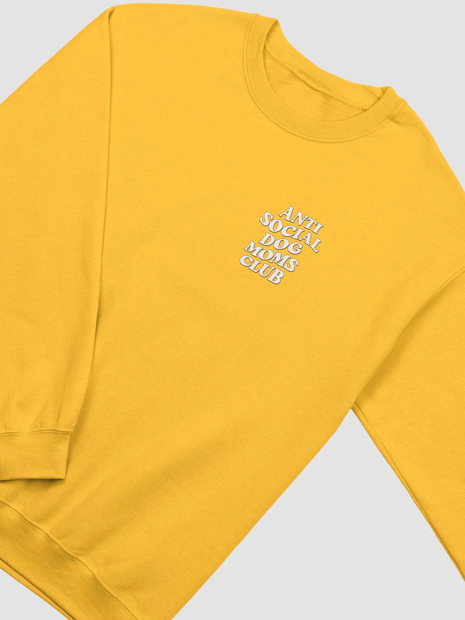 Anti Social Dog Moms Club Retro(White) Sweatshirt | Funny Introvert Shirt for Dog Moms product image (15)