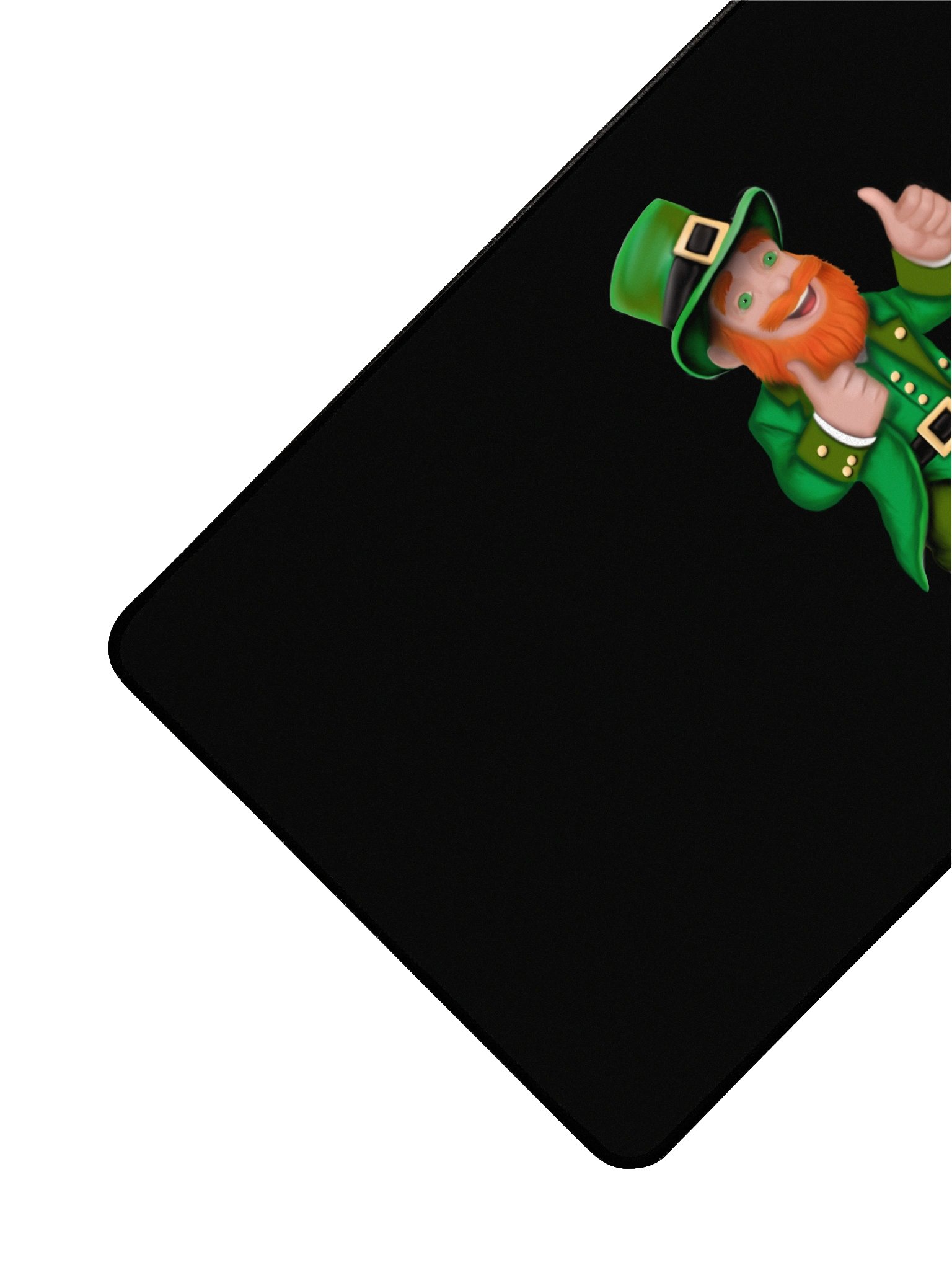 "Thumbs Up" Leprechaun Desk Mat 15.5" x 31.5" product image (2)
