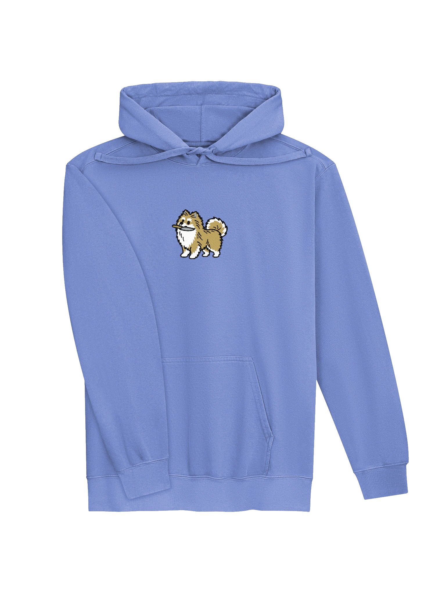 Funny Chibi-Style Pomeranian(Tan) Embroidered Premium Hoodie product image (19)