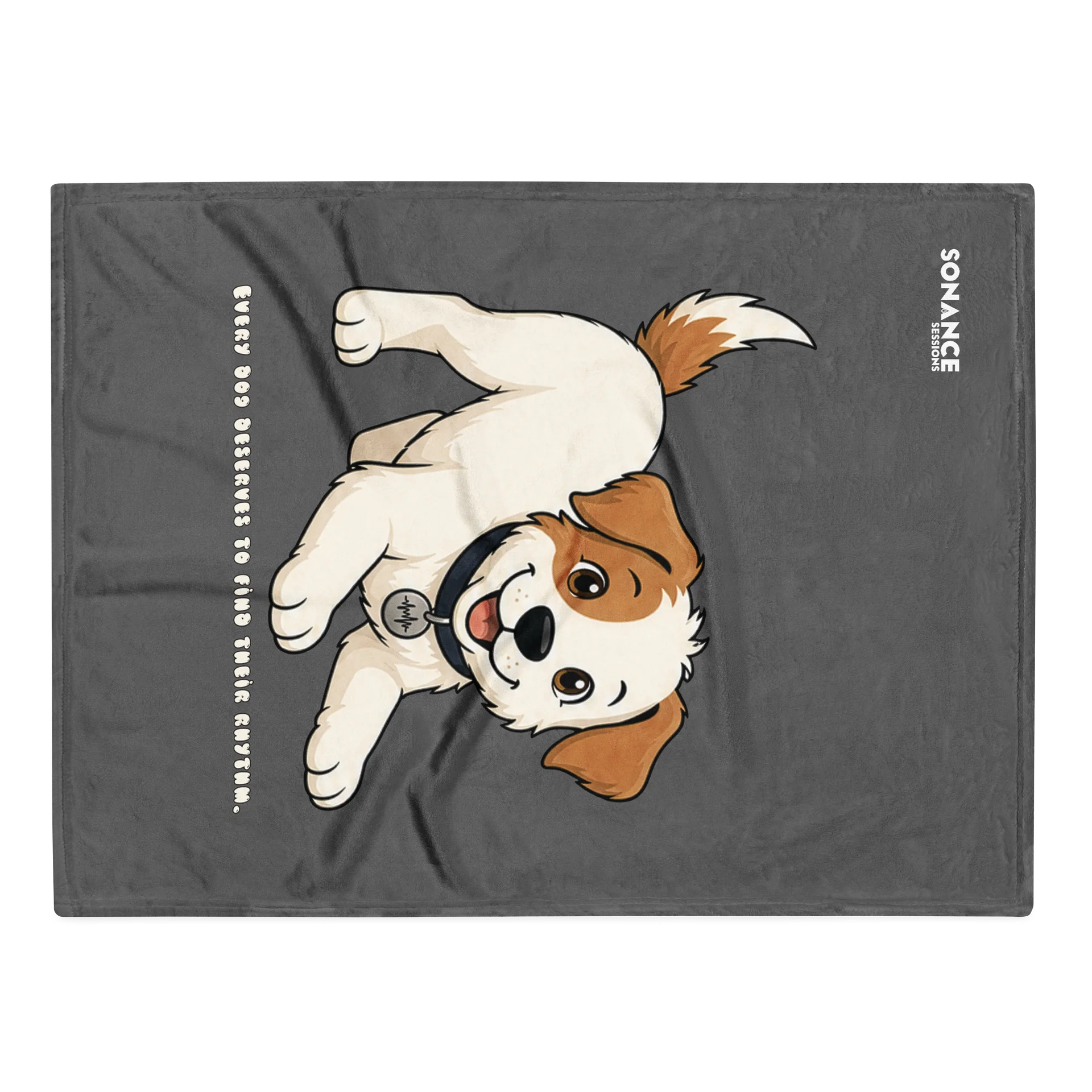 Sonance Dog Throw Blanket (Play) Zambezi Grey product image (1)