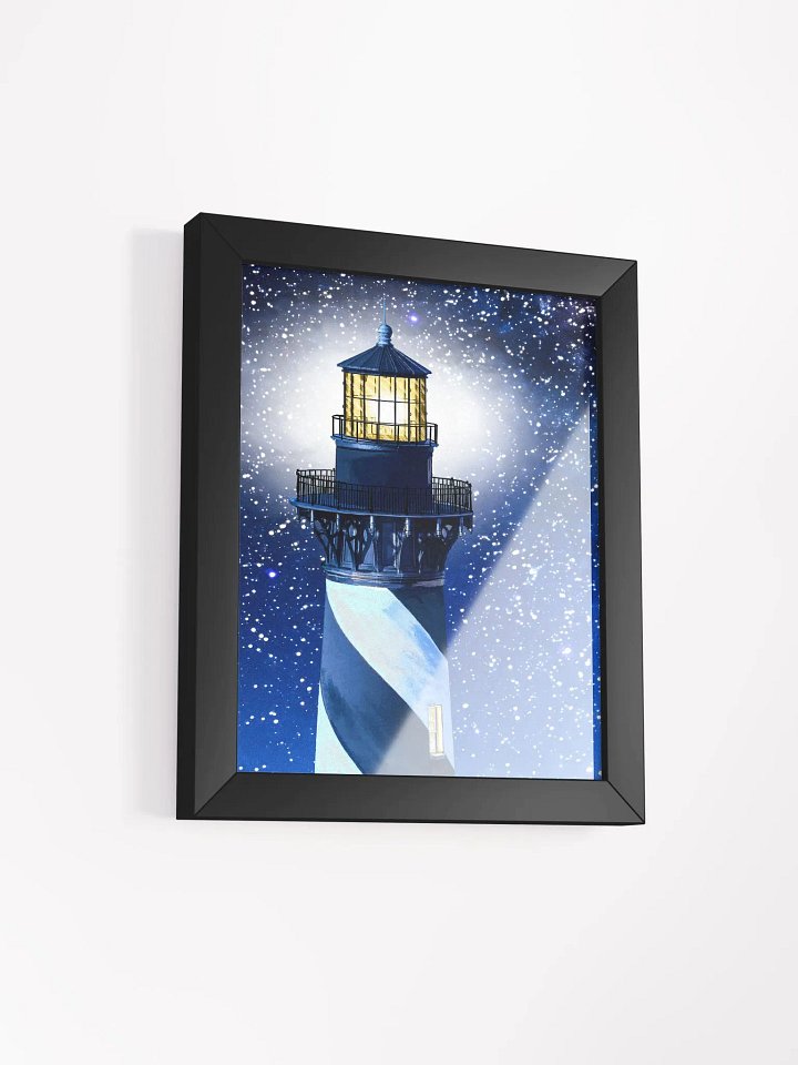 Cape Hatteras Lighthouse At Night - North Carolina Studio Framed Print product image (2)