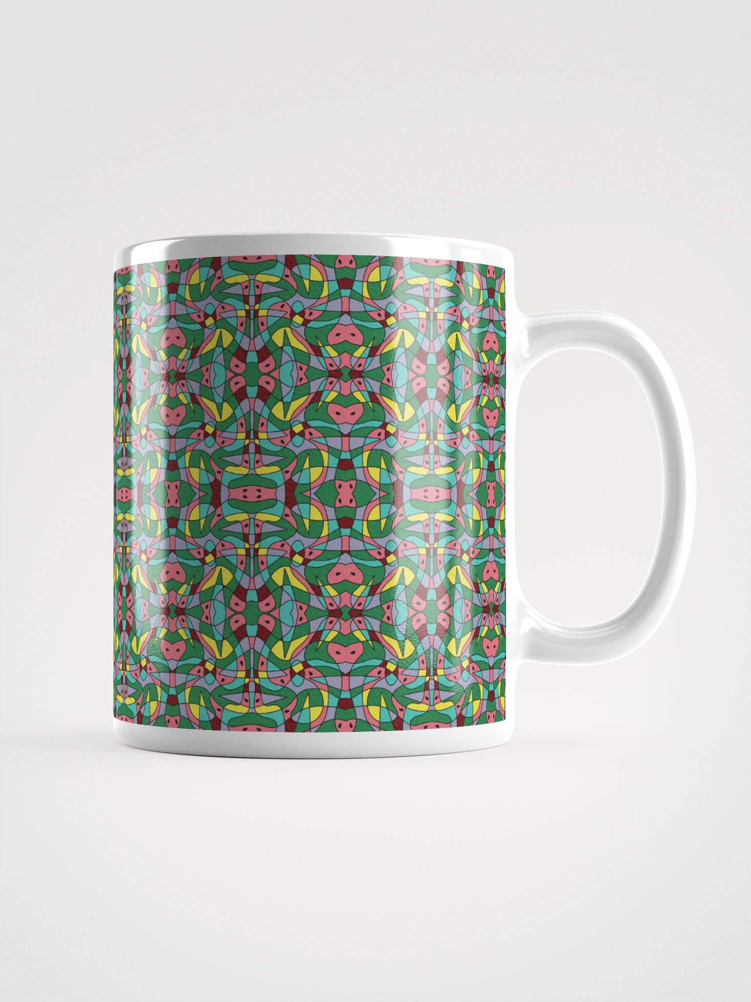 Watermelon Bloom – Glossy Ceramic Mug product image (3)