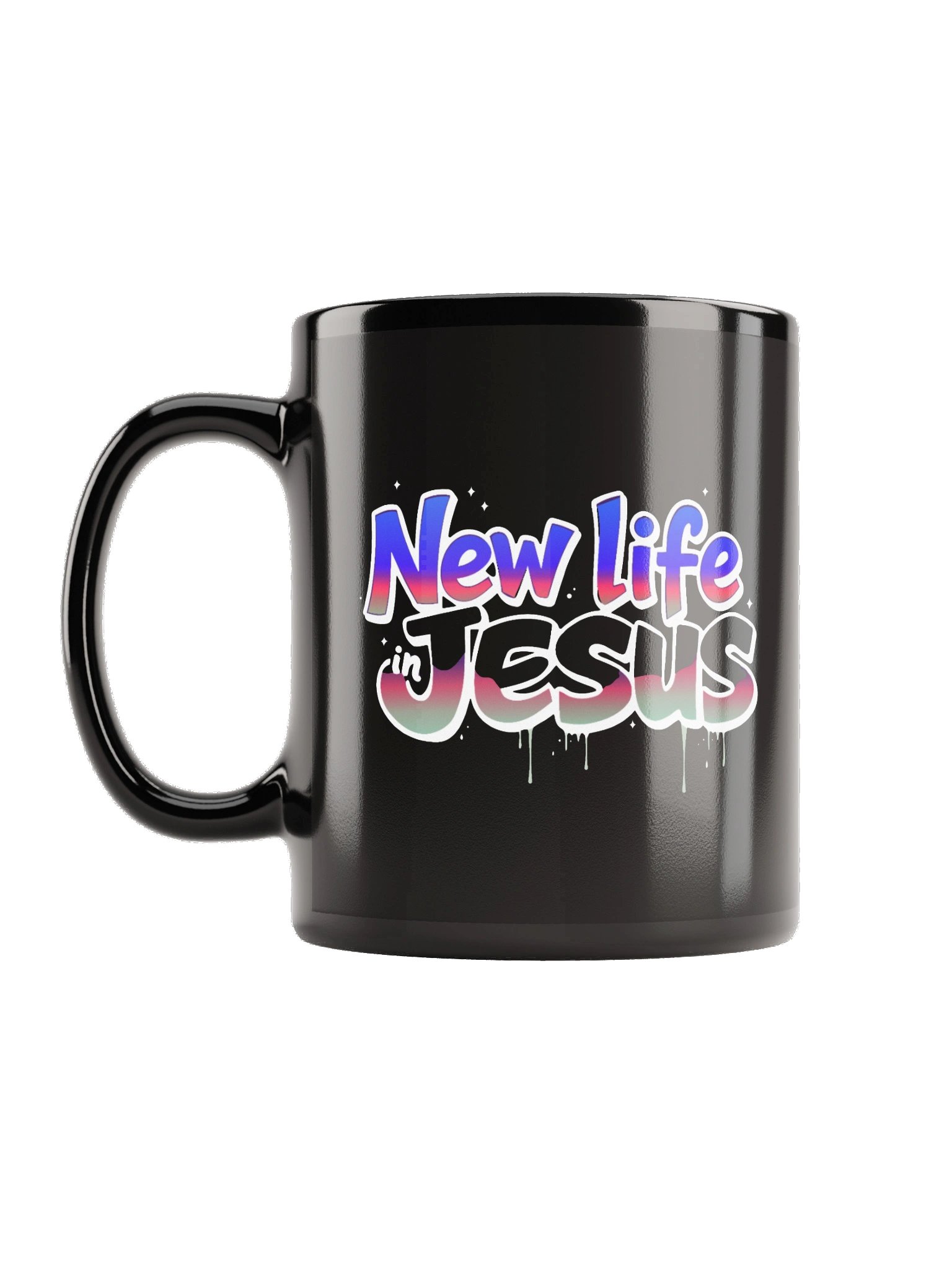 New Life in Jesus Graffiti Mug product image (2)