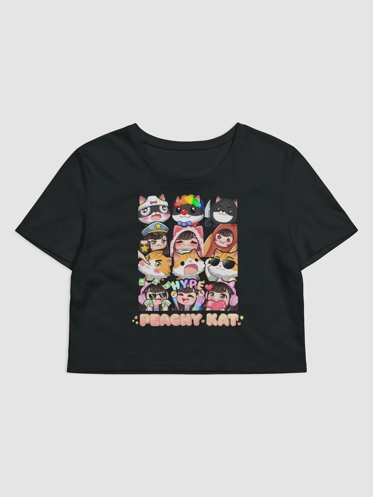 PeachyKat Emote Crop Top product image (1)