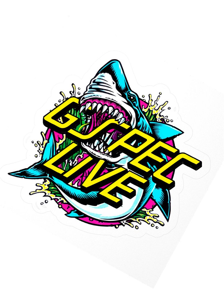 Gspec Cruze Shark Kiss Cut Stickers product image (4)