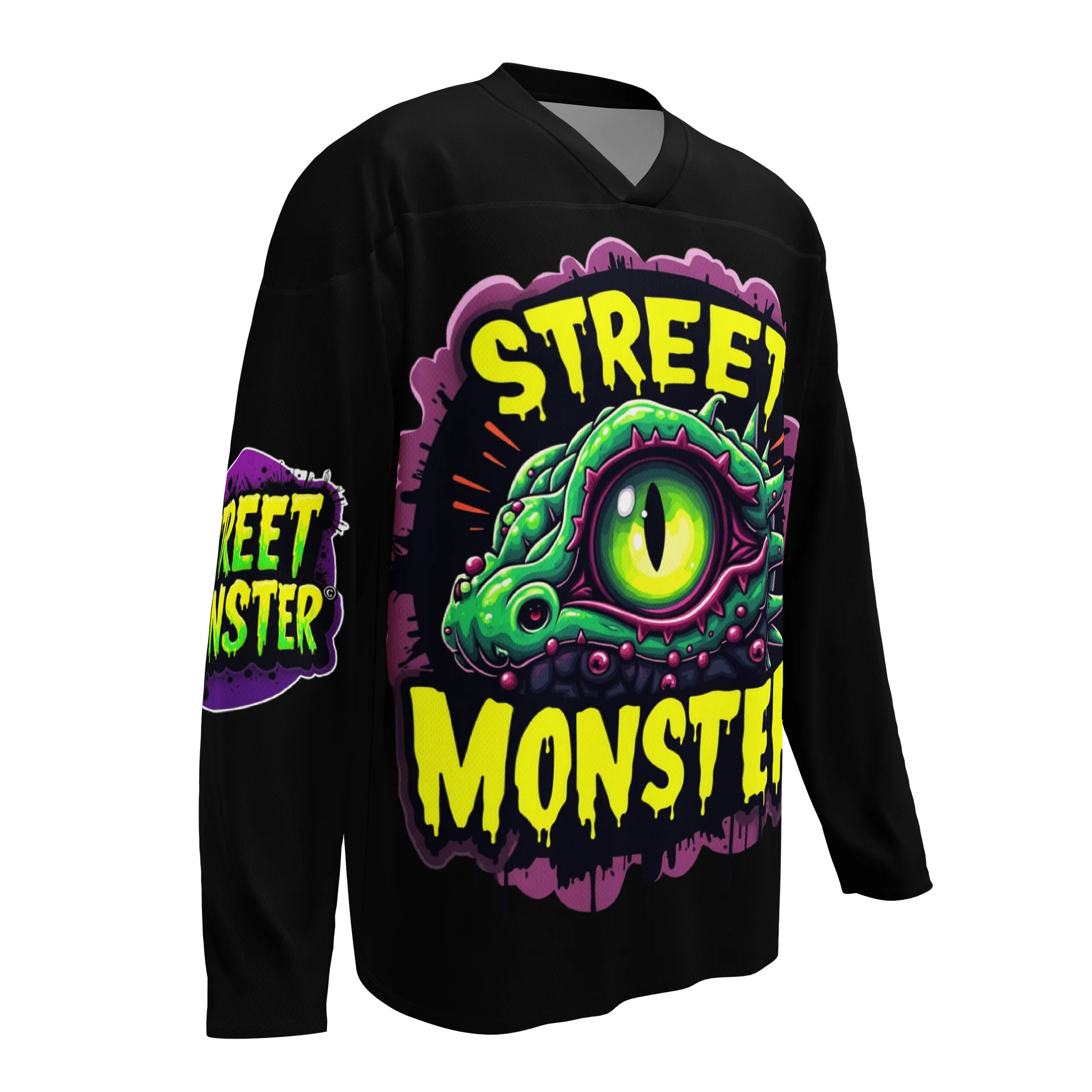 LIMITED EDITION - CNX Core All-over print Unisex Long Sleeve Tee — Street Monster 002 product image (3)