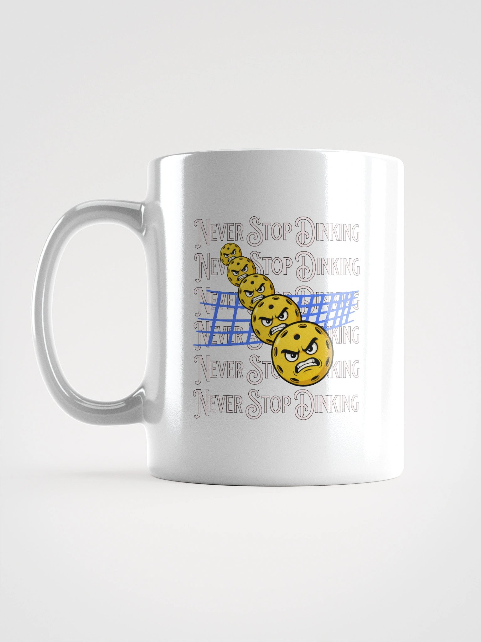 Never Stop Dinking Pickleball Vivid Mug product image (1)