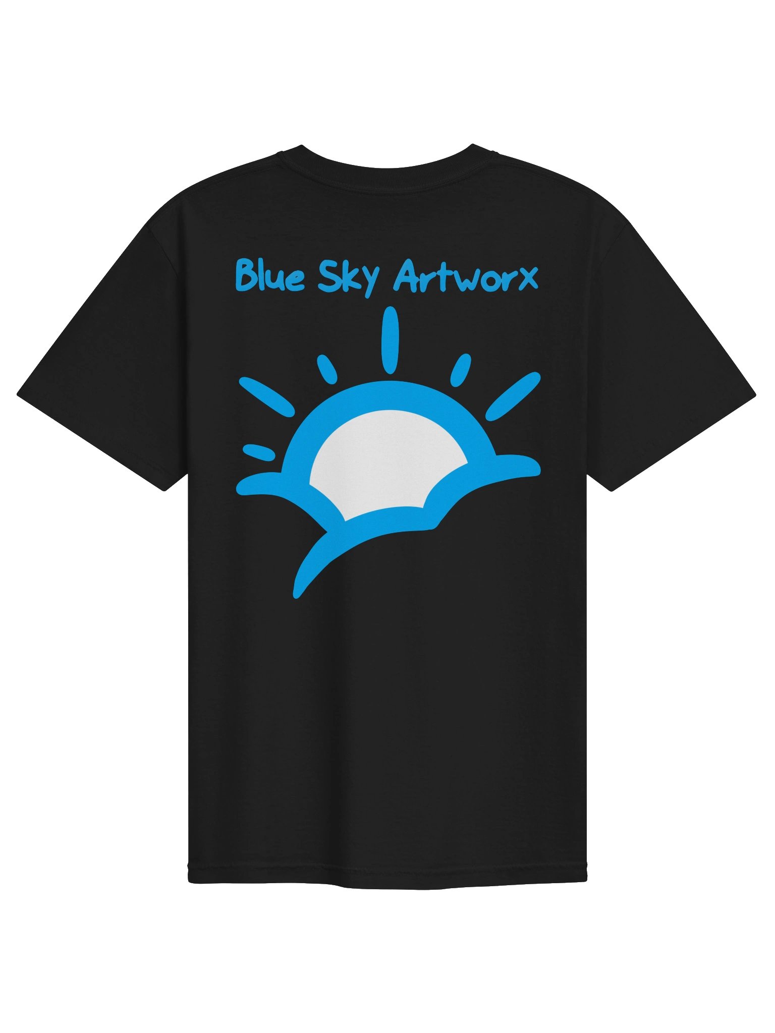 Blue Sunrise Burst Heavyweight Tee (6.1oz) product image (2)