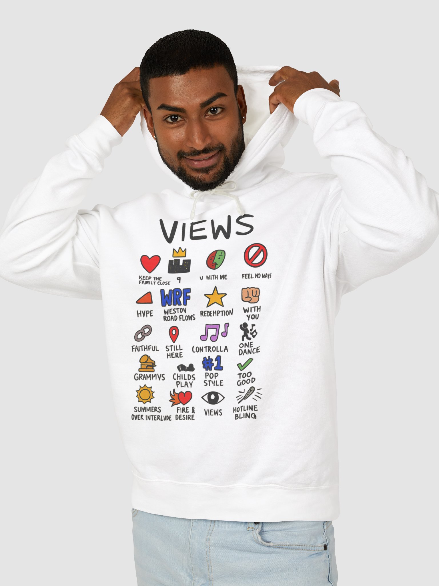 Drake Views Notebook Hoodie product image (3)