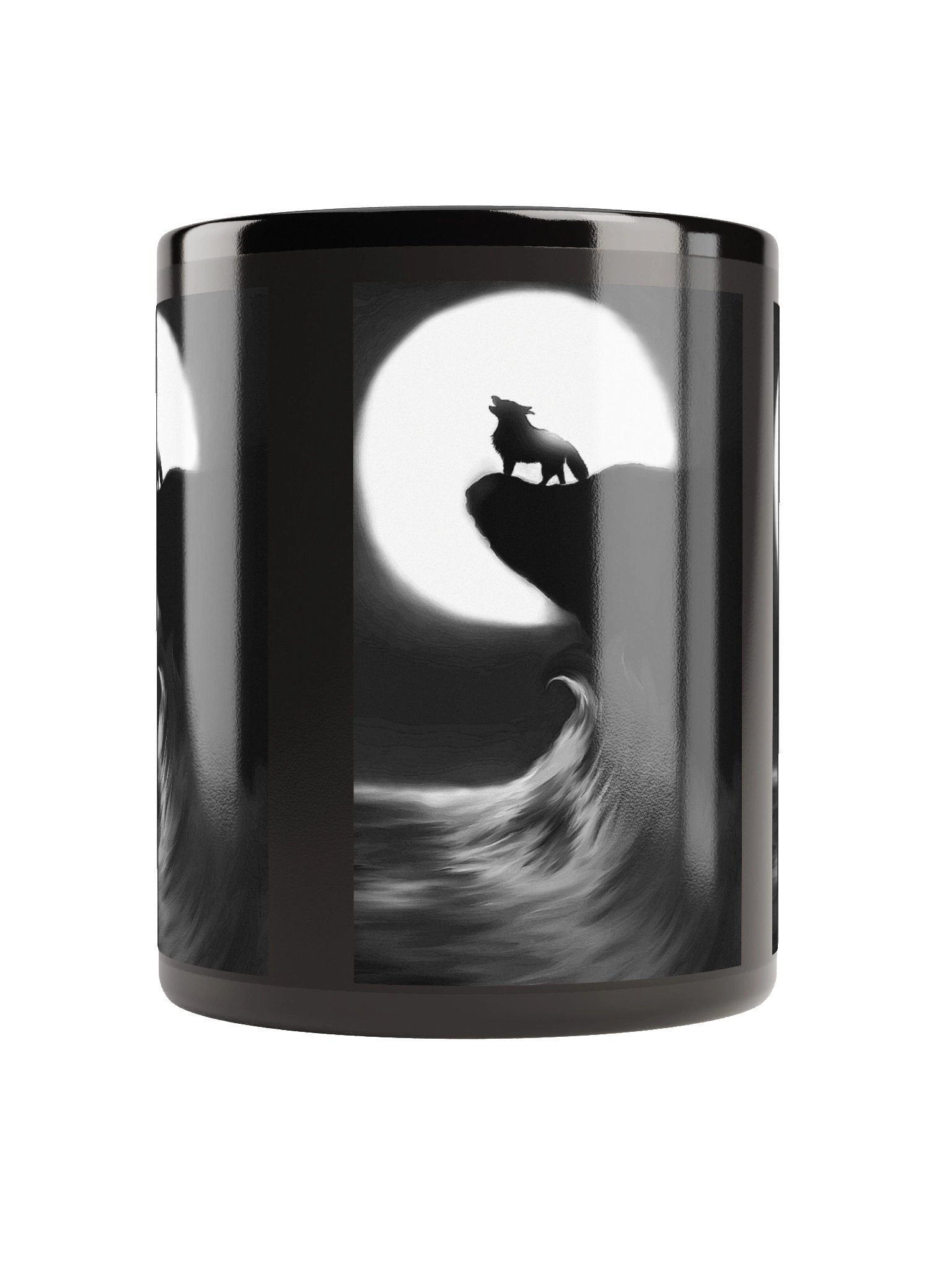 Black Glossy Mug product image (5)