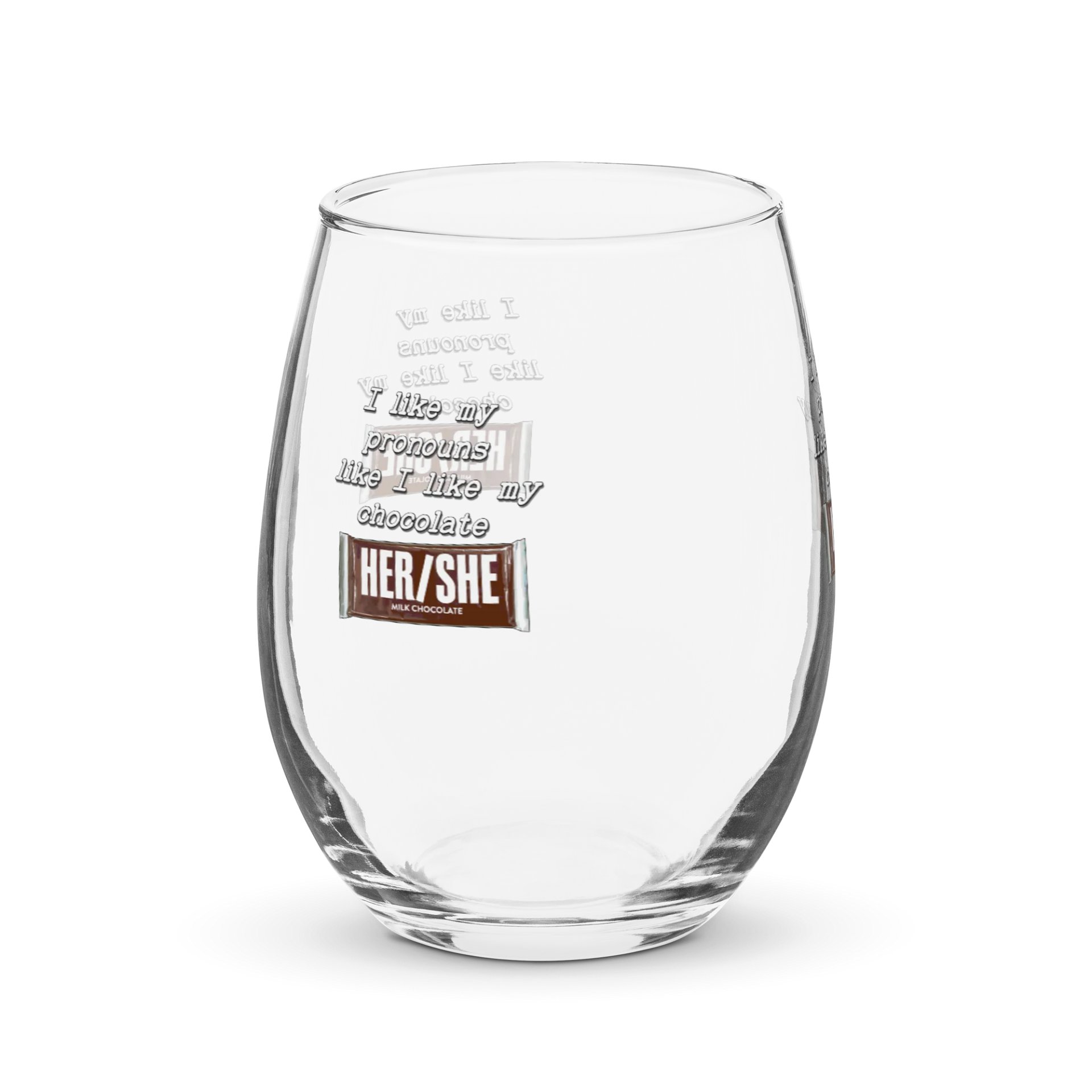 Her/She Wine Glass product image (4)
