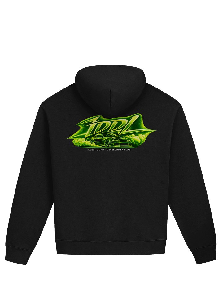 Neon IDDL Oversized Hoodie — Drift Sergeant product image (2)