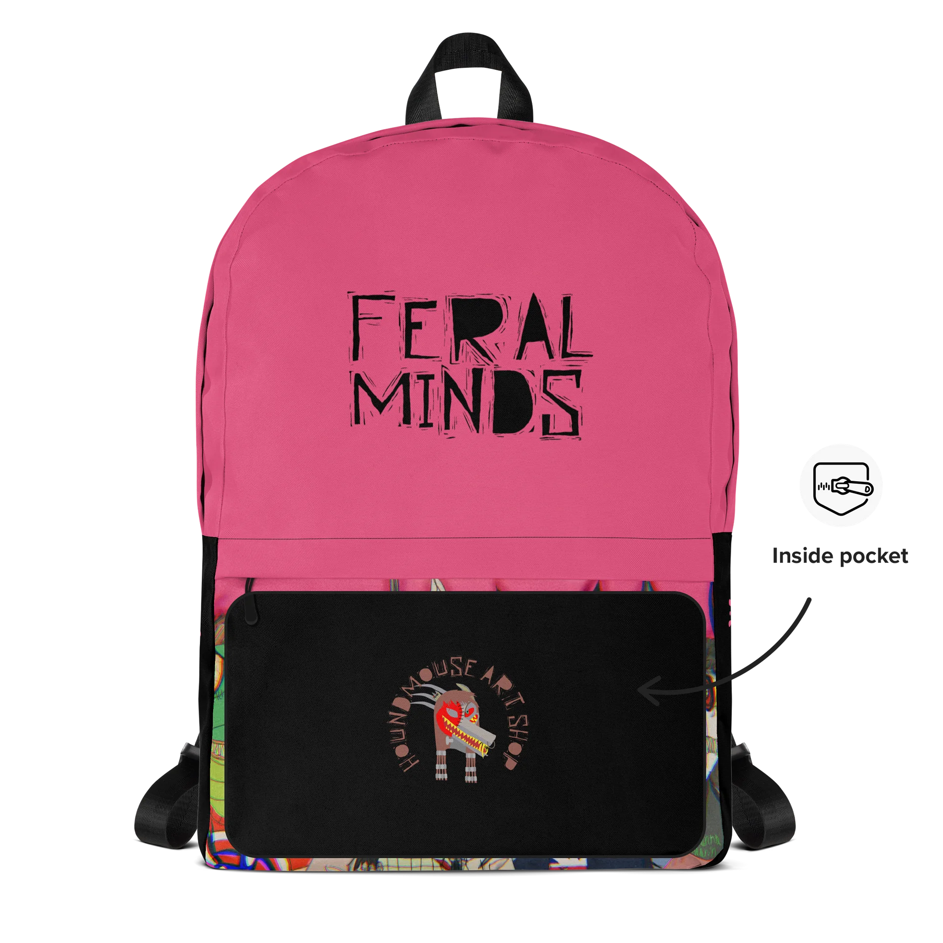 FERAL MINDS All-Over Print Backpack product image (5)