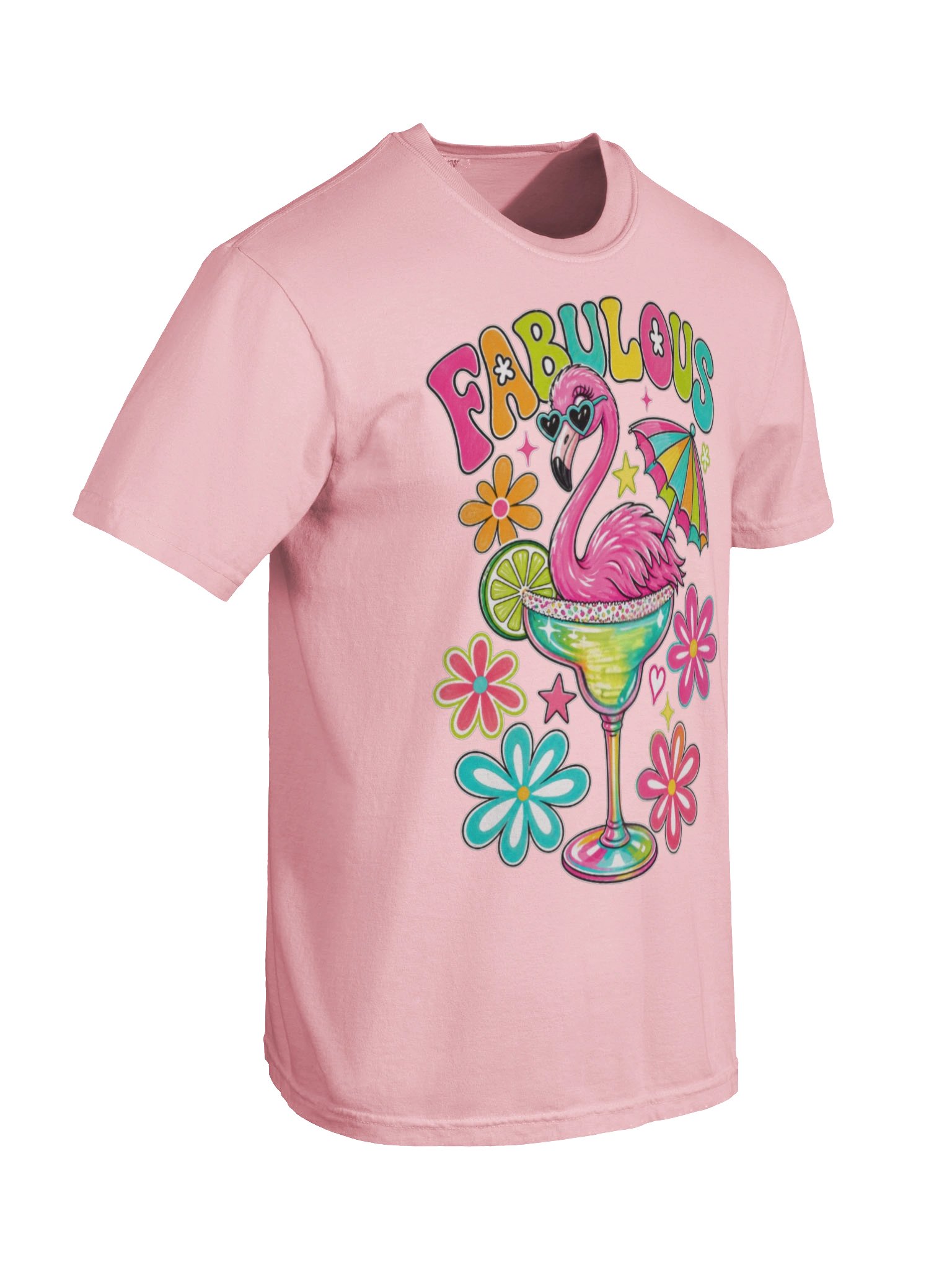 FABULOUS Flamingo Cocktail Tee product image (4)