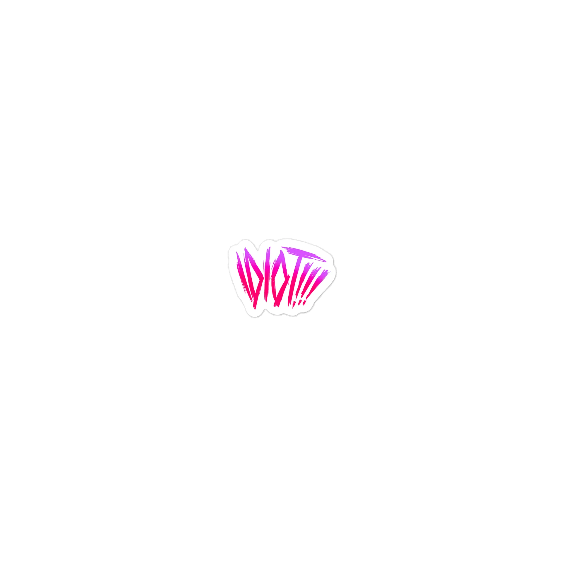 IDIOT STICKER product image (1)