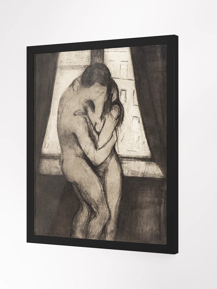 Framed Poster - Edvard Munch, The Kiss c. 1895 product image (2)