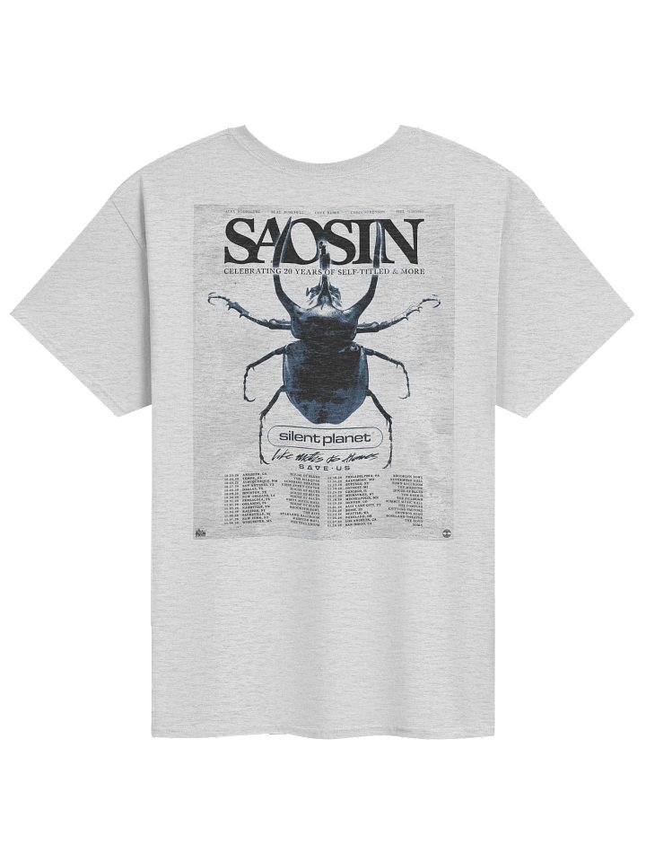 Saosin 20th Anniversary Silent Planet Tour Merch Tshirt product image (2)