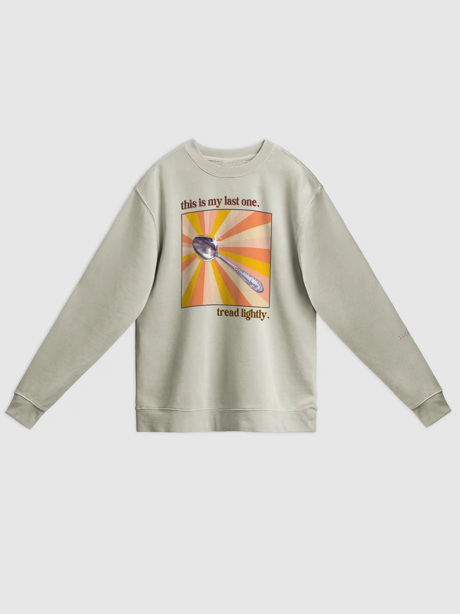 LAST SPOON pigment-dyed sweatshirt product image (8)