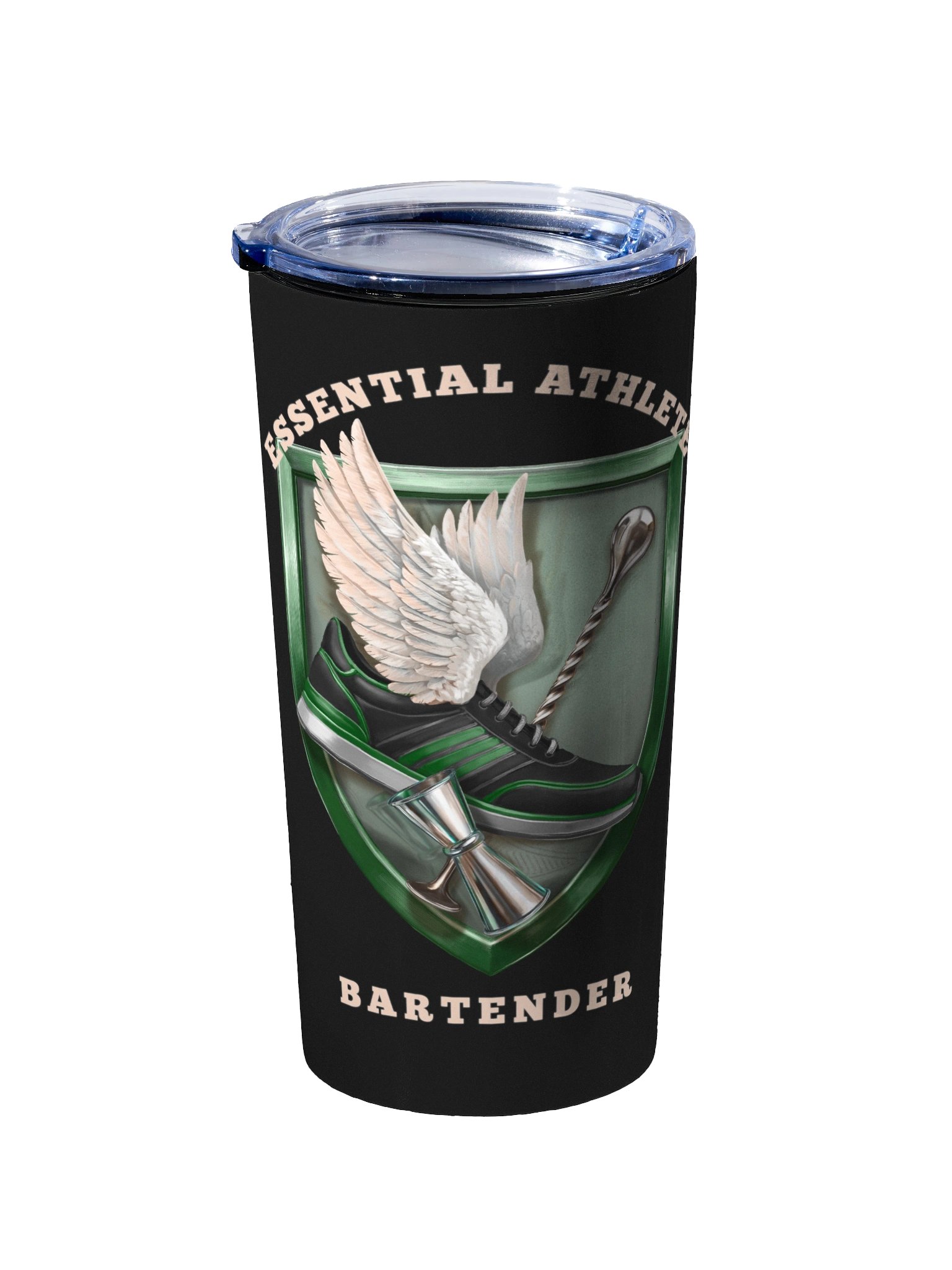 Shield Series: Bartender Edition (Black) Tumbler product image (2)