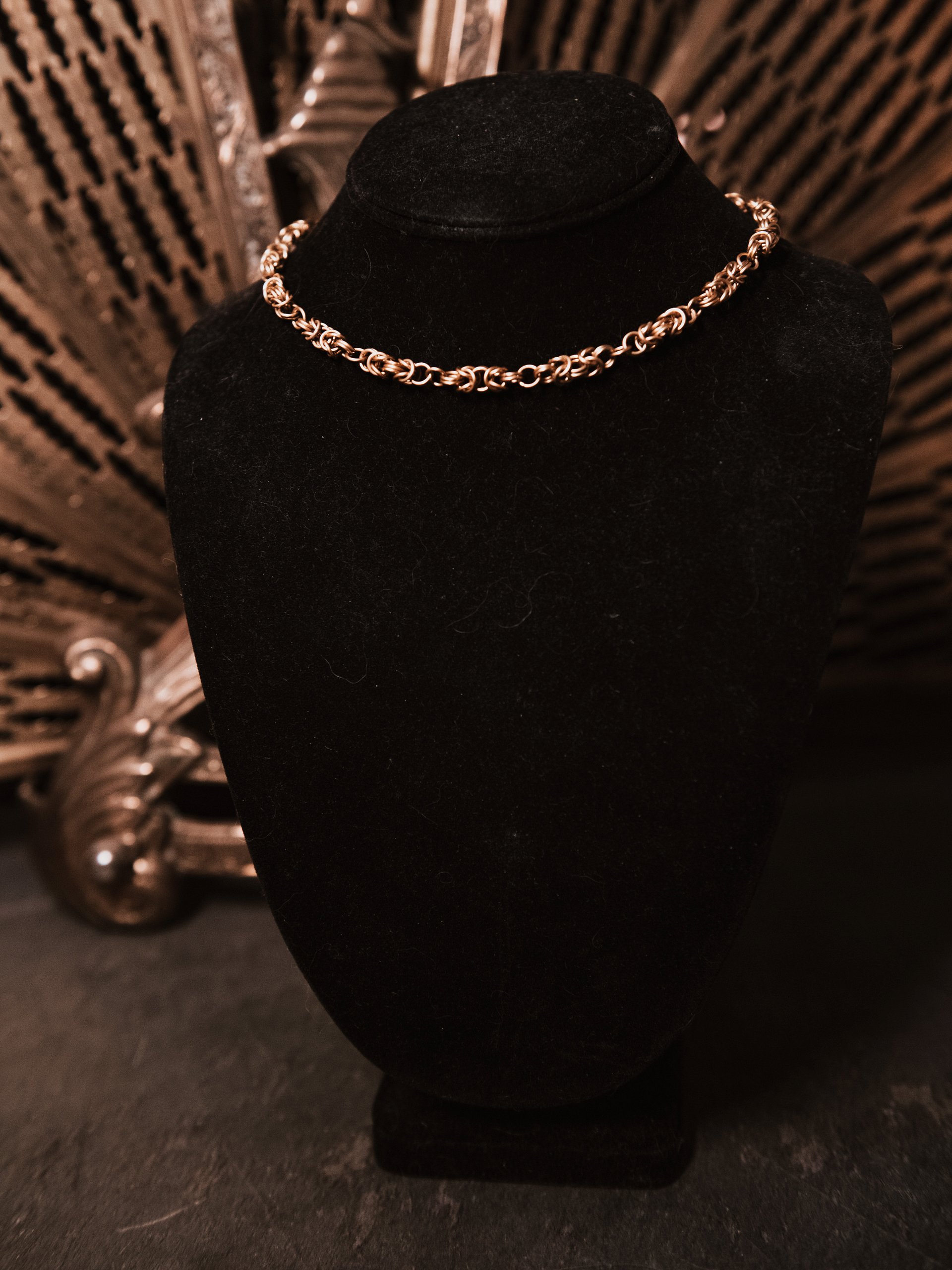 Sunlit Byzantine Chain Necklace product image (1)
