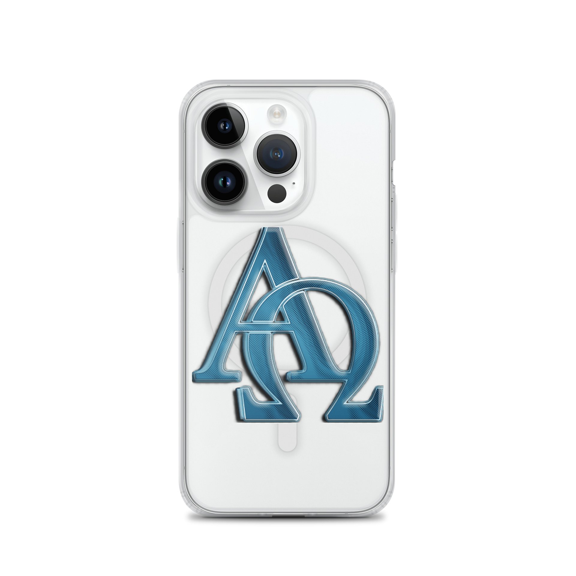Alpha Α & Omega Ω MagSafe® iPhone® Clear Case product image (3)