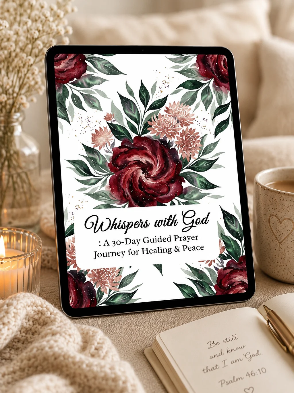 Whispers with God: A 30-Day Guided Prayer Journey for Healing & Peace product image (3)