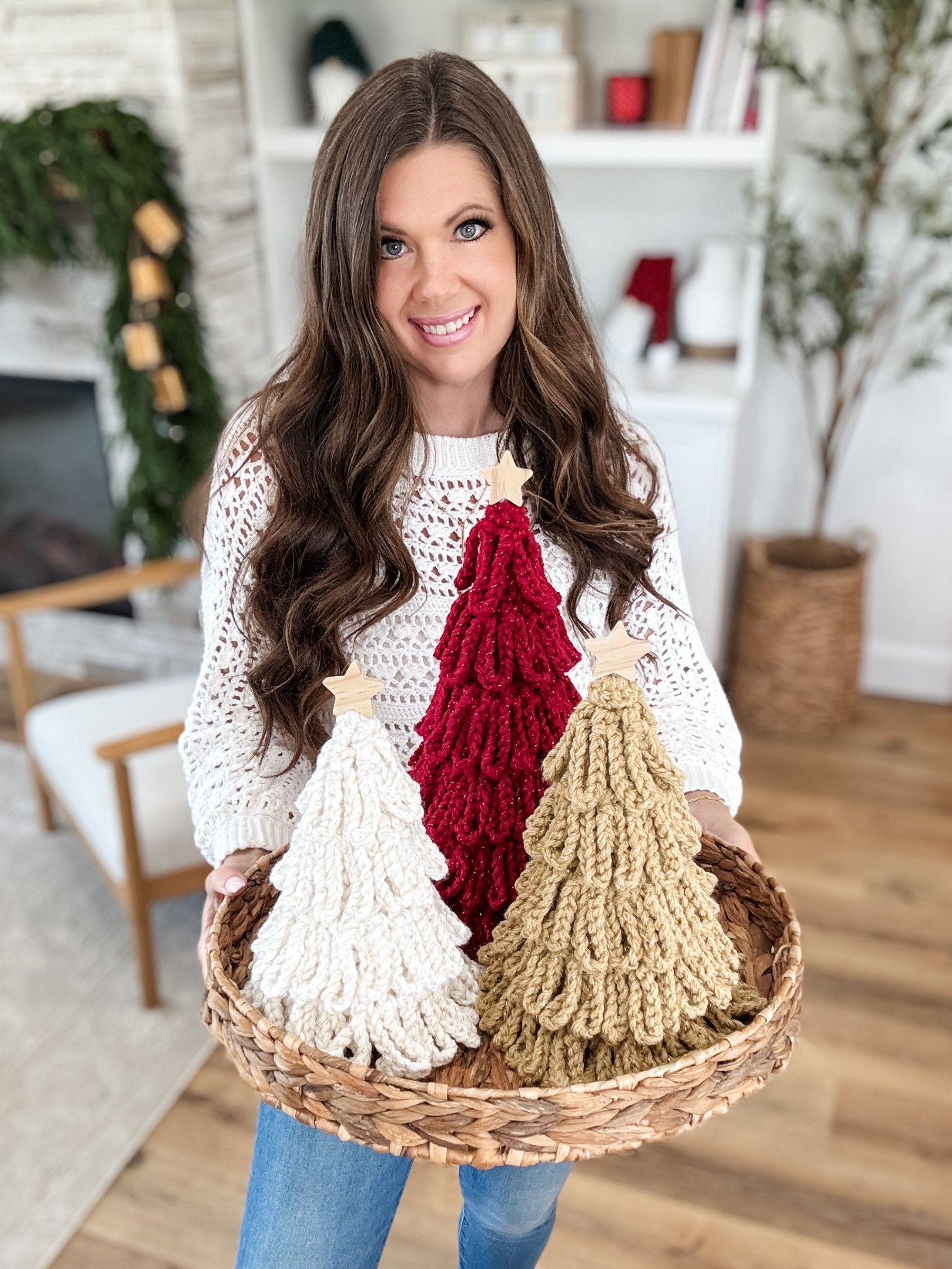 Bulky & Quick Loopy Ombre Trees Crochet Pattern product image (1)