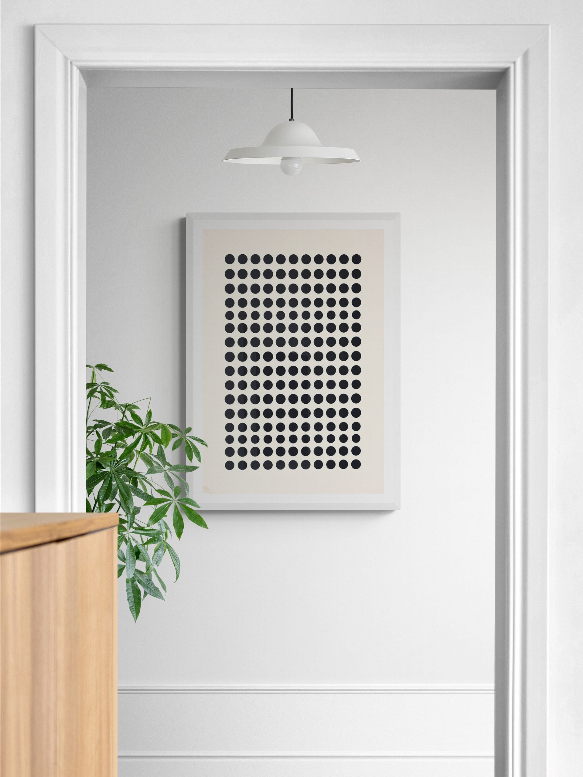 Black Polka Dots Rectangular Grid product image (9)