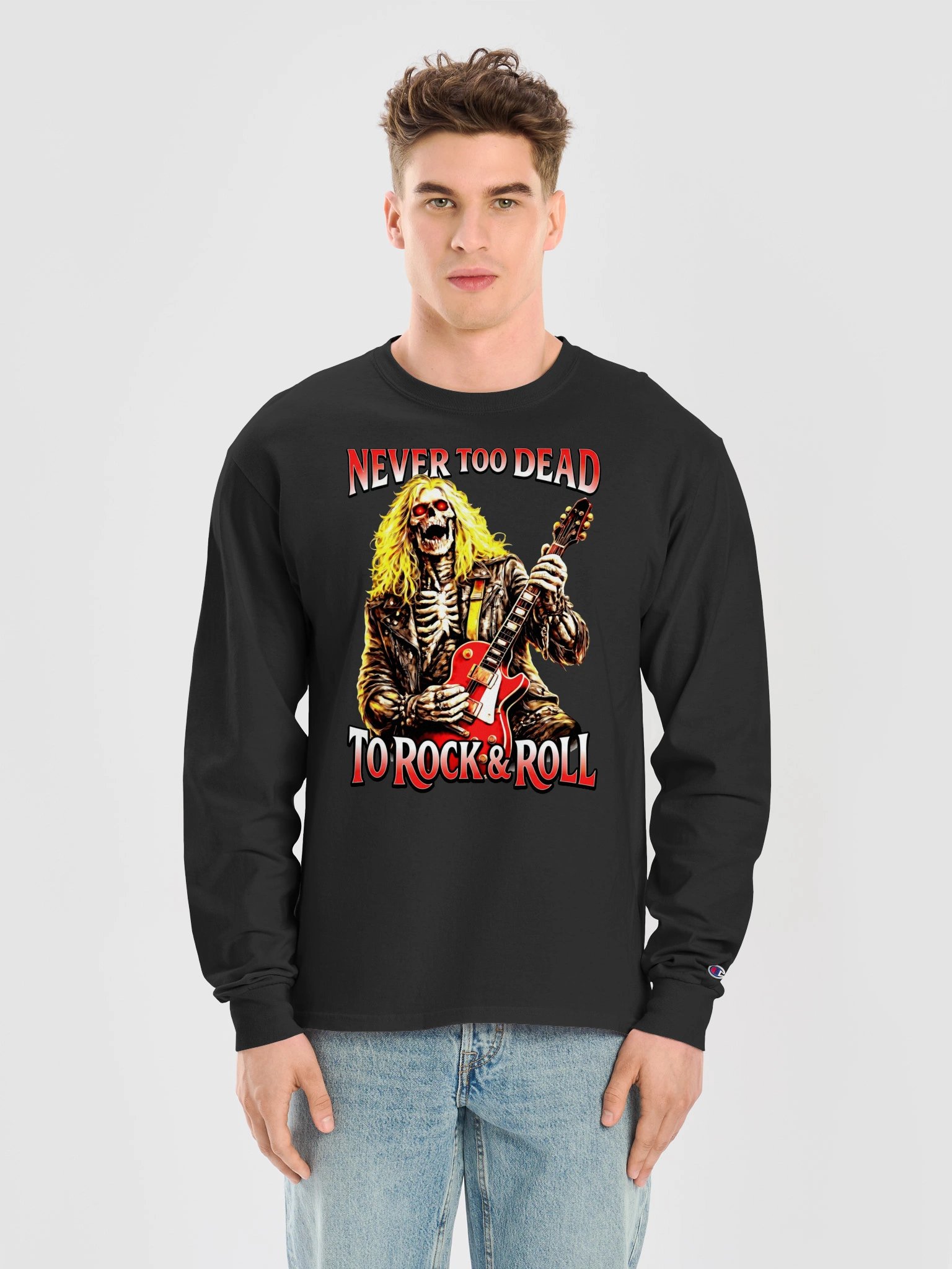 Never Too Dead to Rock & Roll – Champion Long Sleeve Shirt product image (4)
