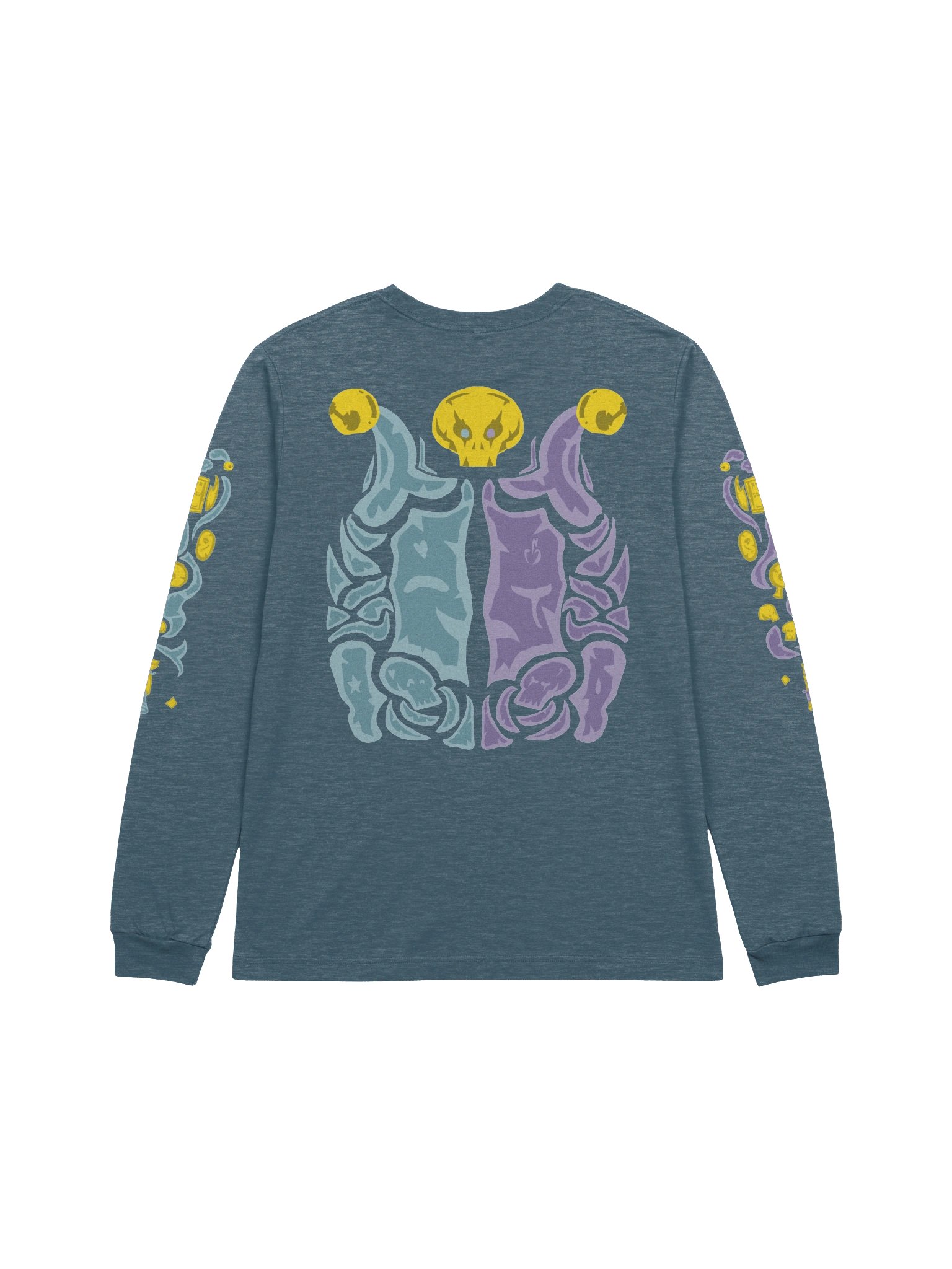 blingo skull long sleeve shirt product image (2)