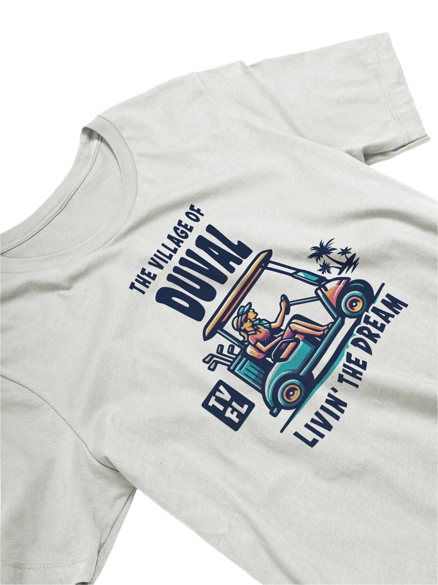 The Village of Duval TV FL Golf Cart Design T-Shirt product image (22)