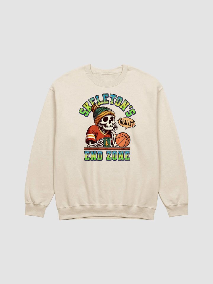 Skeletons End Zone Basketball Air-Spun Classic Crewneck Sweatshirt product image (19)