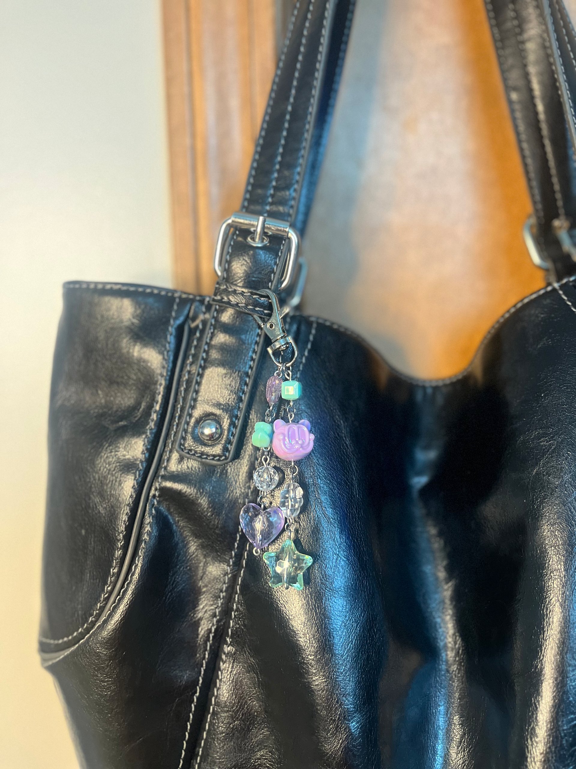 The Purple Cat Classic Bag Charm product image (3)