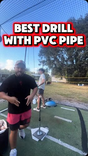 Best pvc drill for bat path #trusttheprocess #baseball #fun