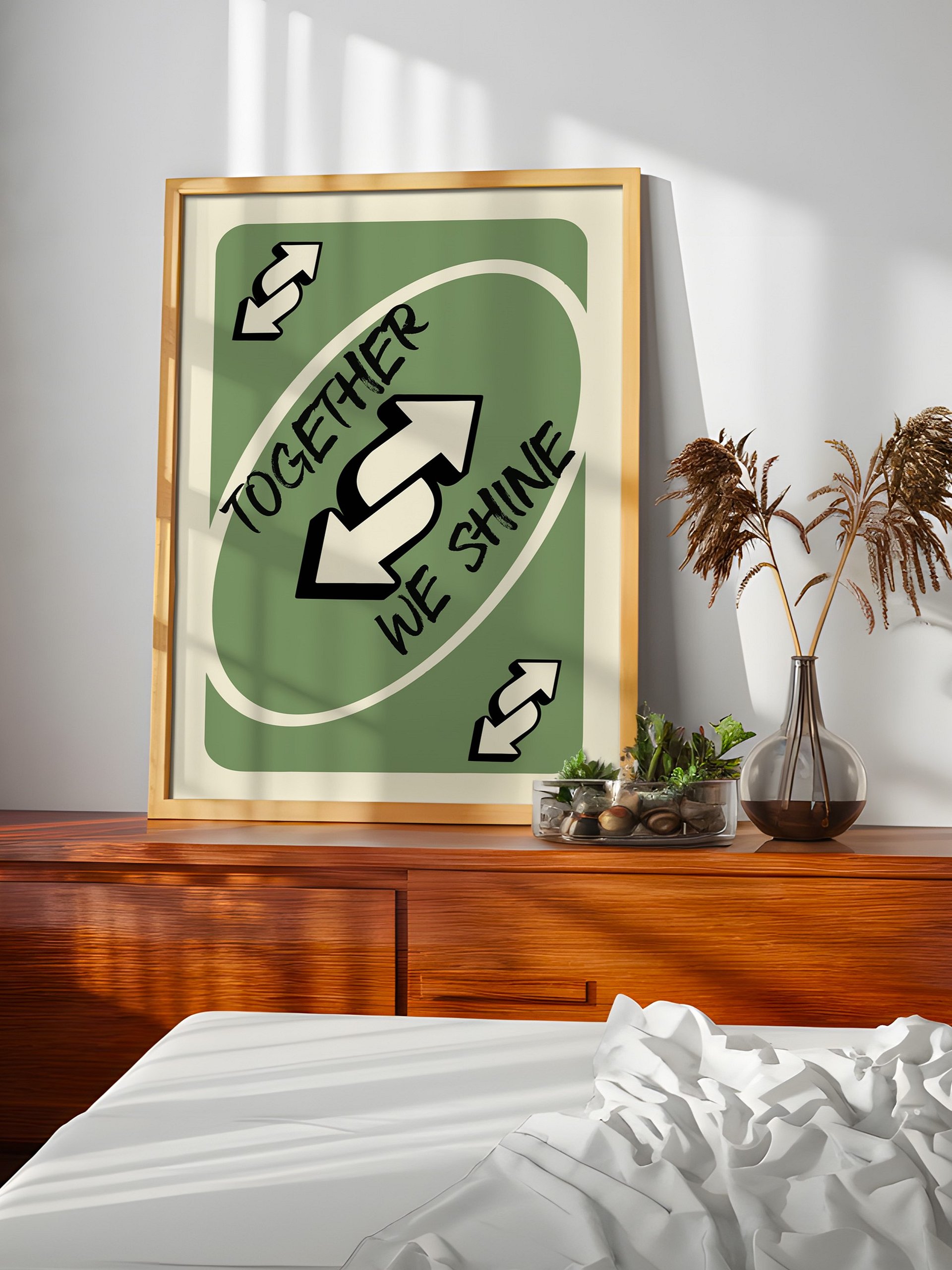 Together We Shine Wall Art Green product image (6)