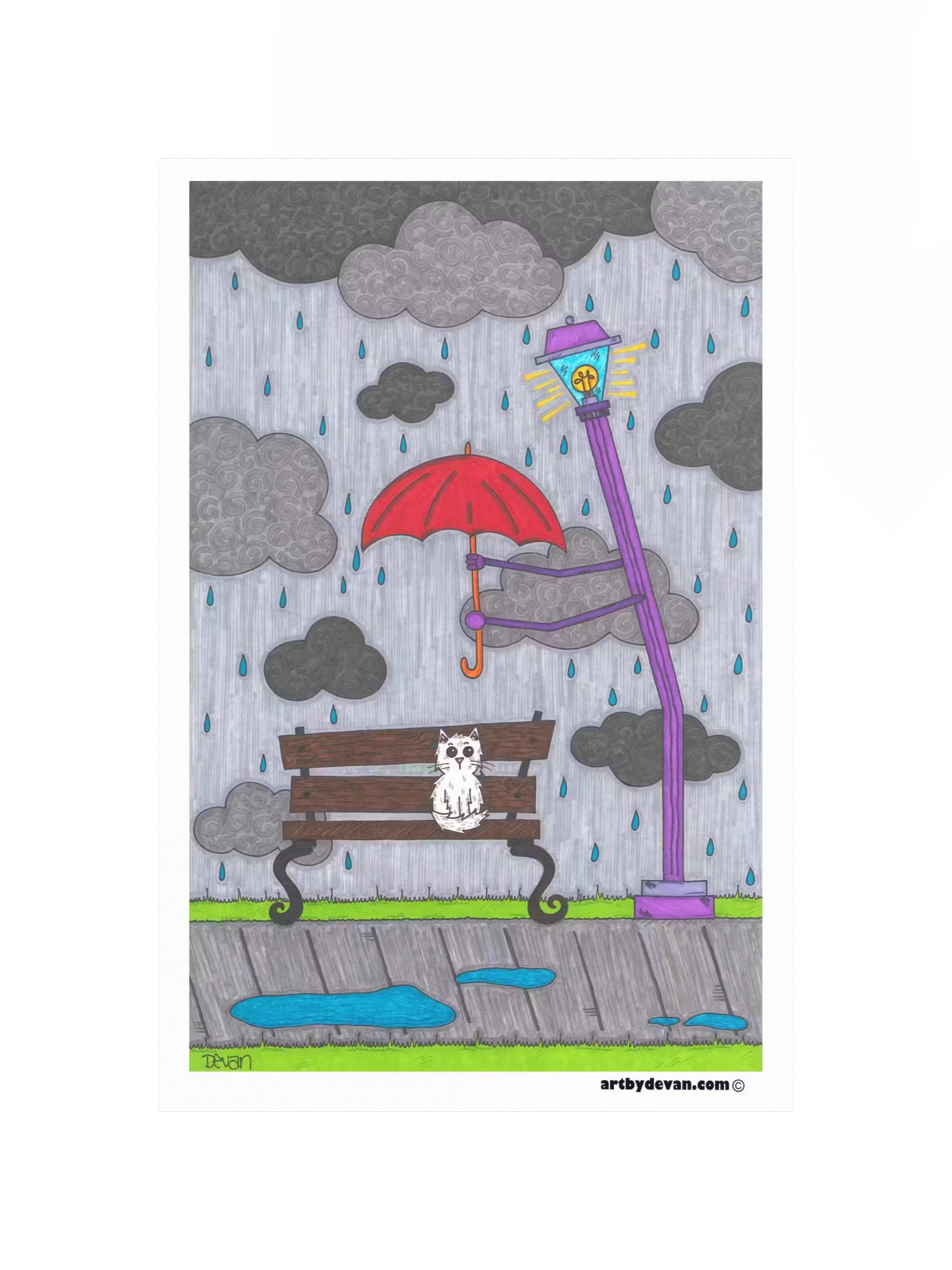 Art Print: The Friend in the Storm product image (4)