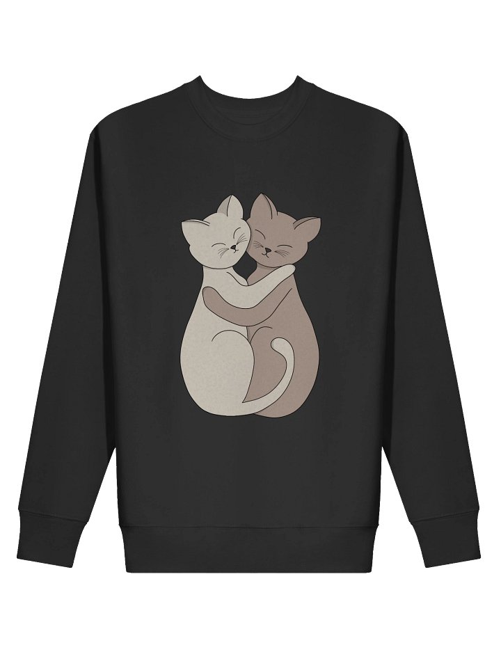 Hugging Cats Friendship Illustration product image (2)