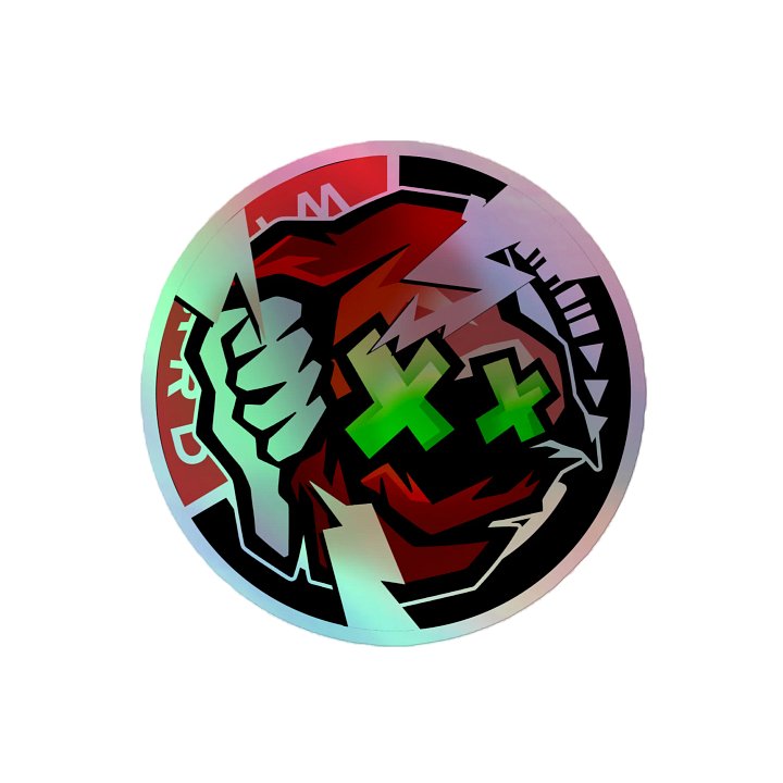 The Holographic Wizard Sticker - Red Edition product image (2)
