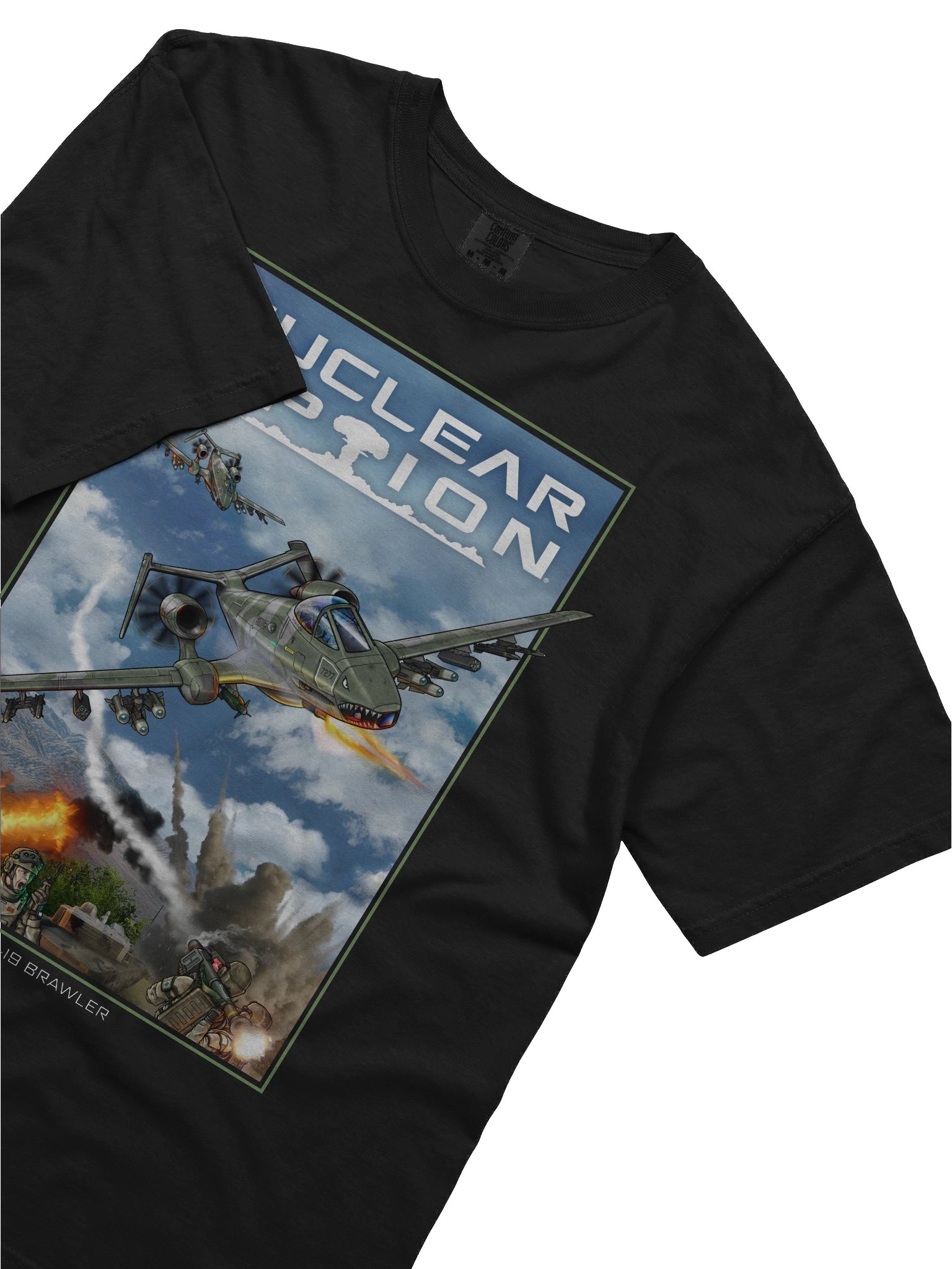 Brawler - Green Camo (Day) Tee product image (5)