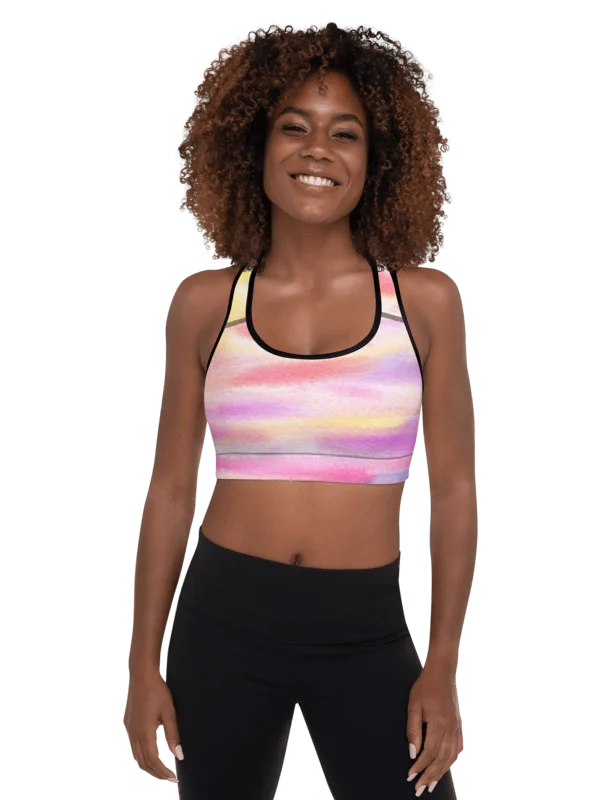 Sunset Dreams Padded Sports Bra product image (2)