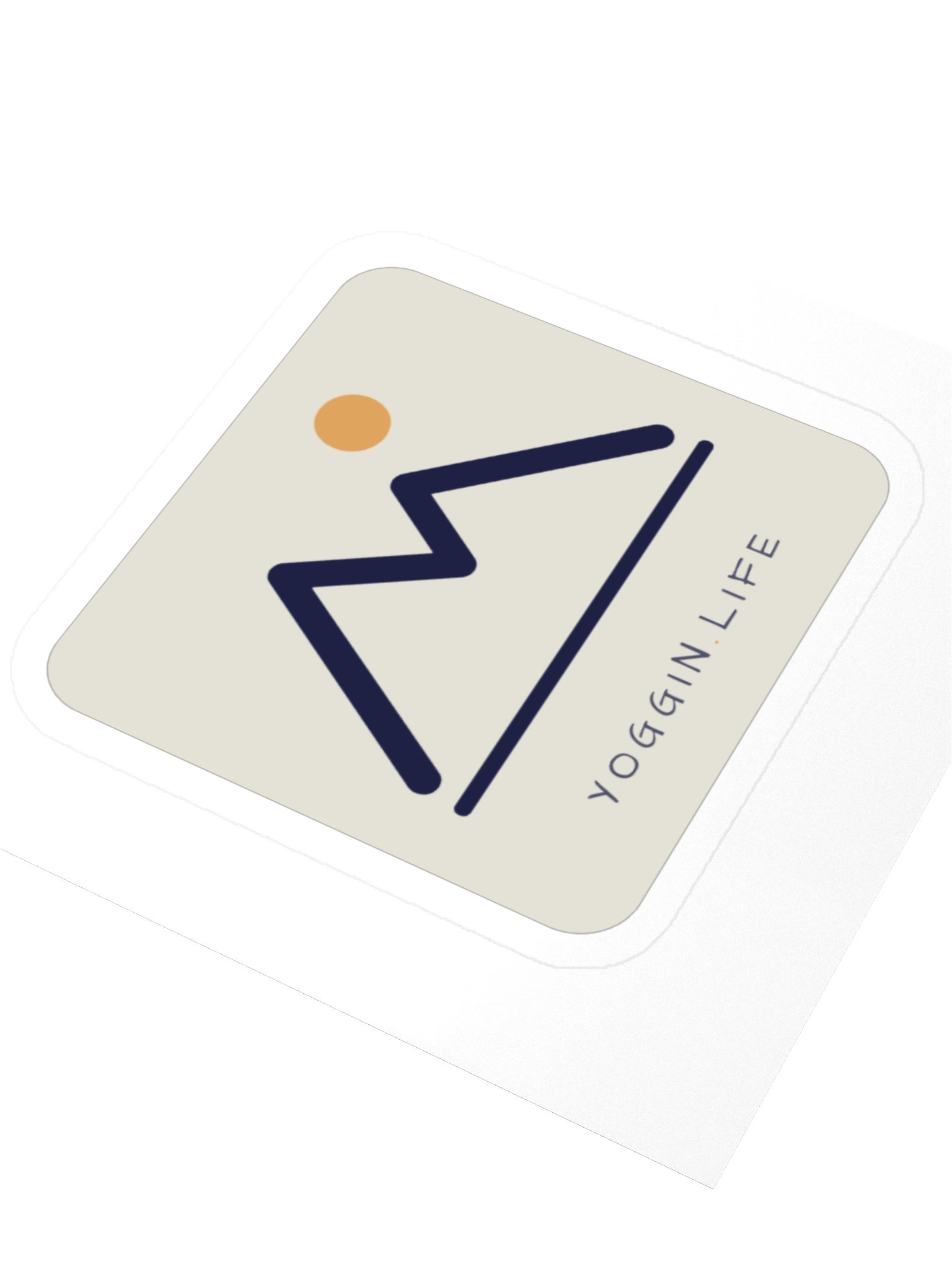 peak sticker — cream product image (3)