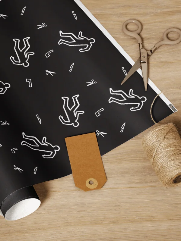 Blood and Bones gift wrap paper product image (1)