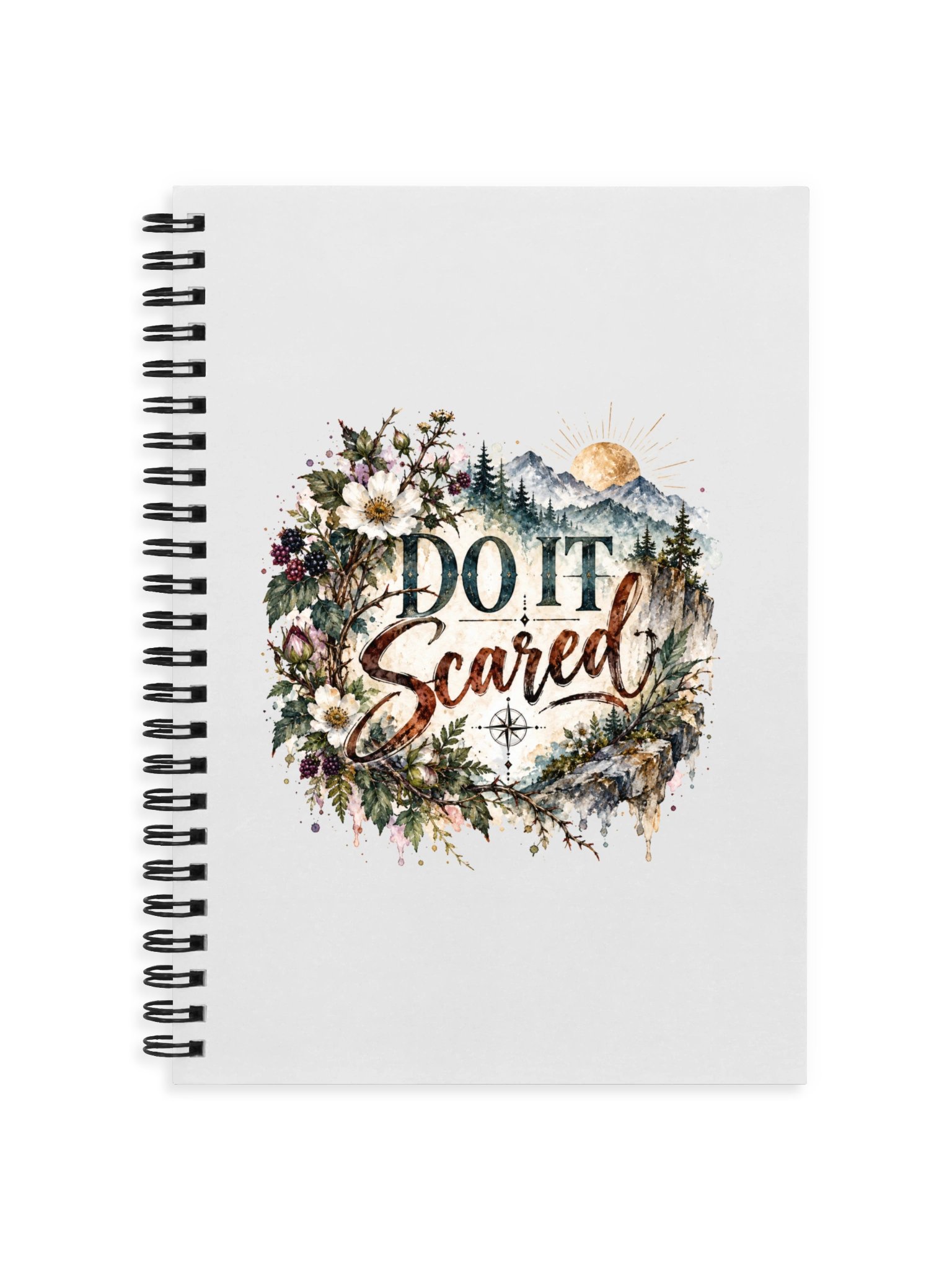 Do It Scared Spiral Ruled Notebook product image (2)
