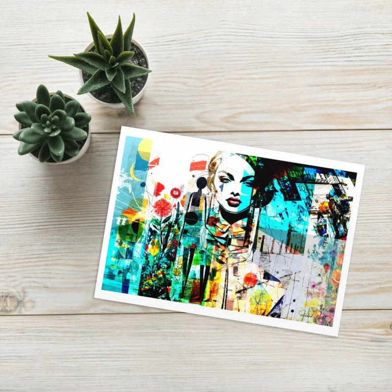 Abstract Diva by Edward Martin Card product image (2)