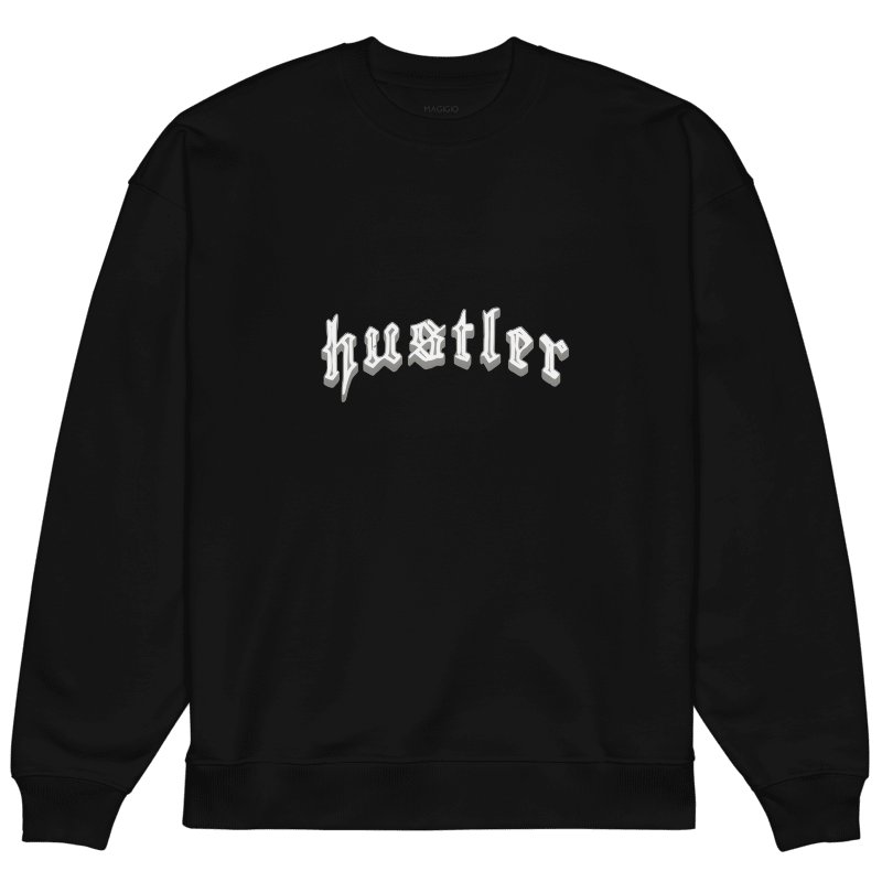 Magigio Hustler Unisex Organic Oversized Sweatshirt product image (1)