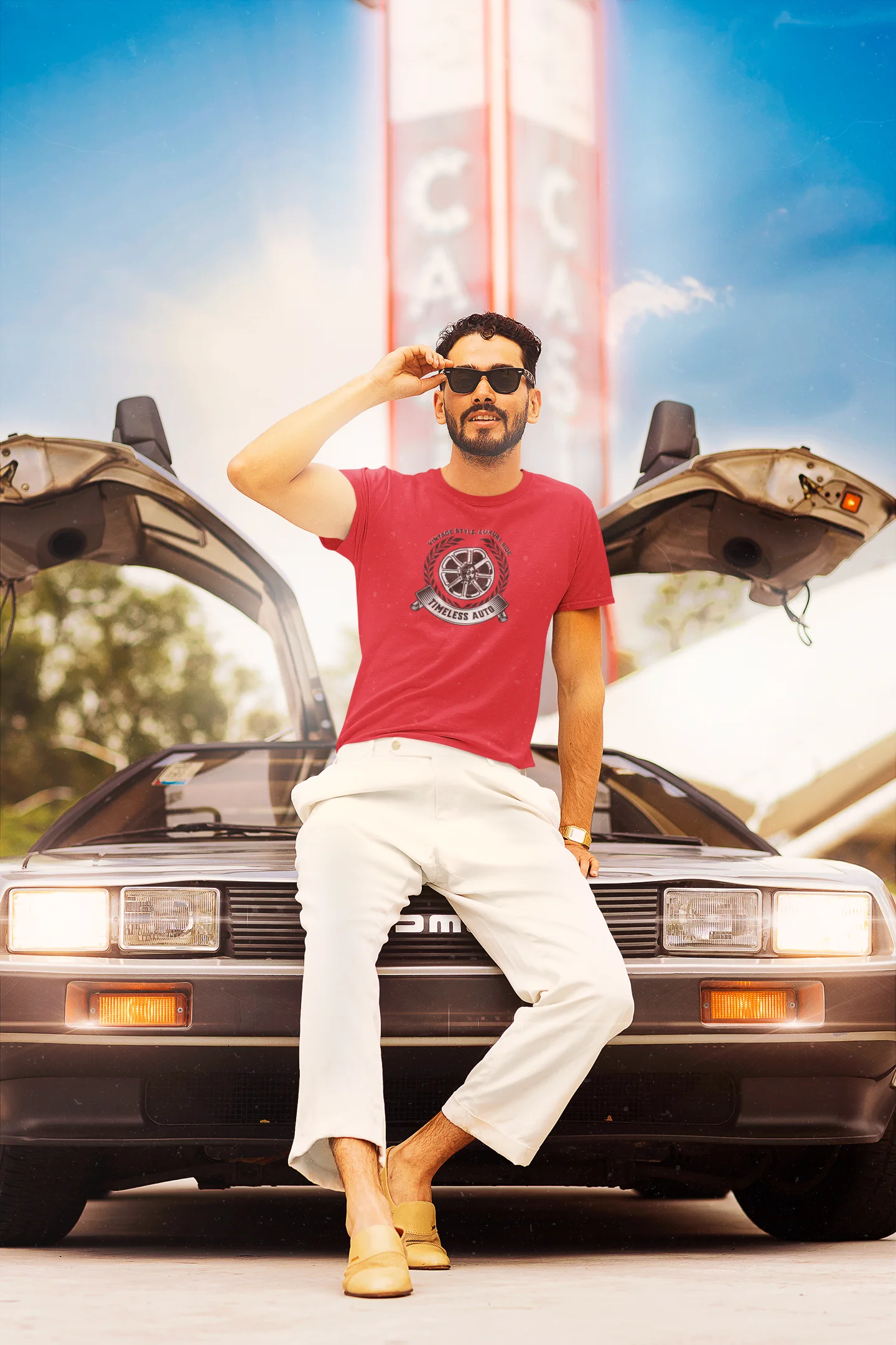 Timeless Auto Vintage Wheel Tee product image (3)