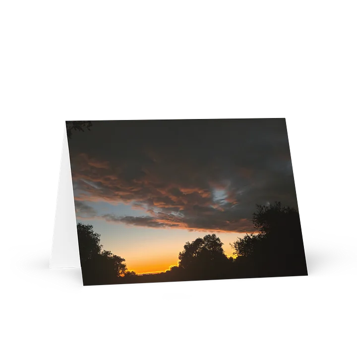 Moody Sunset Greeting Card product image (1)
